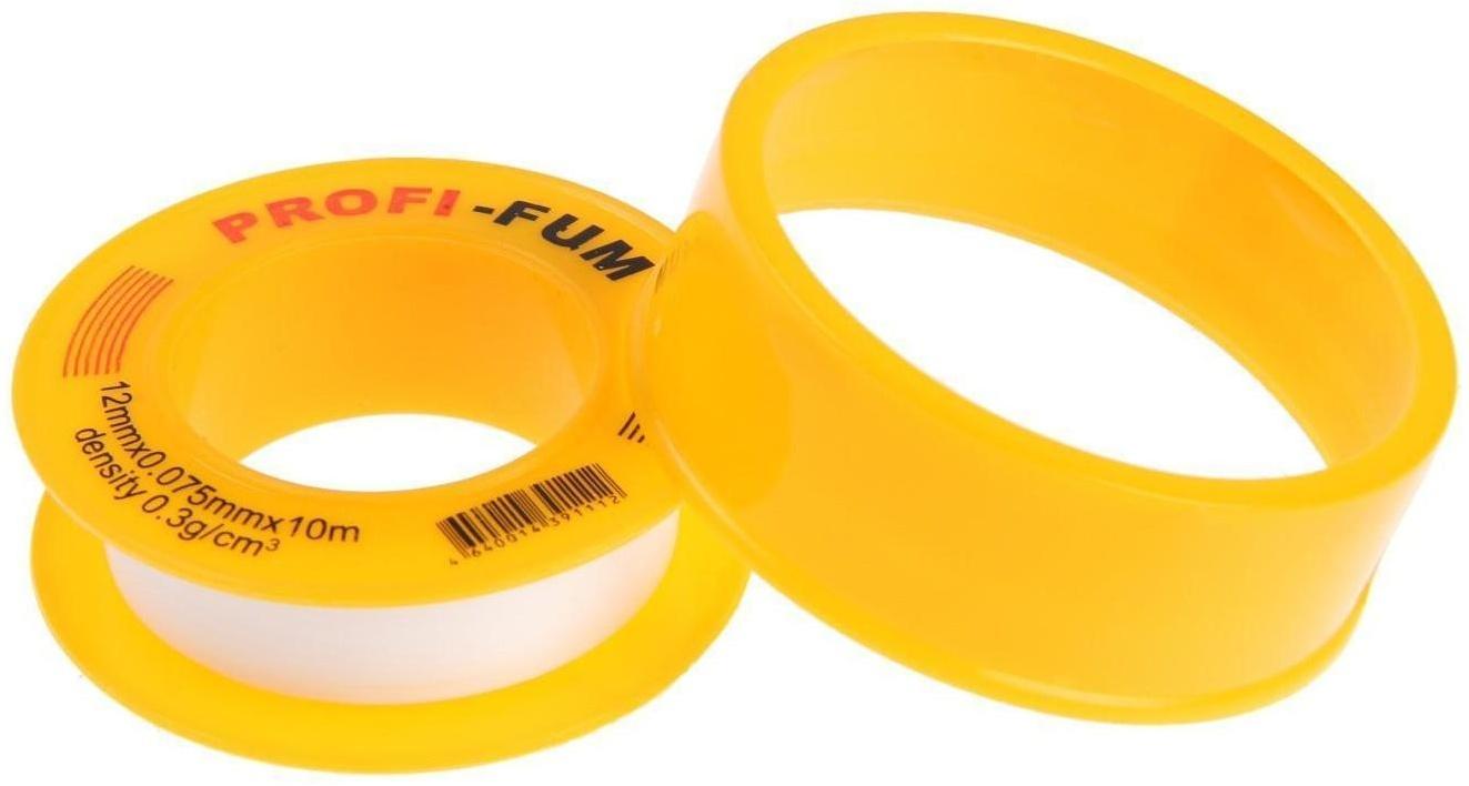 Лента ФУМ MasterProf, малая, 12 мм х 0,075 мм х 10 м