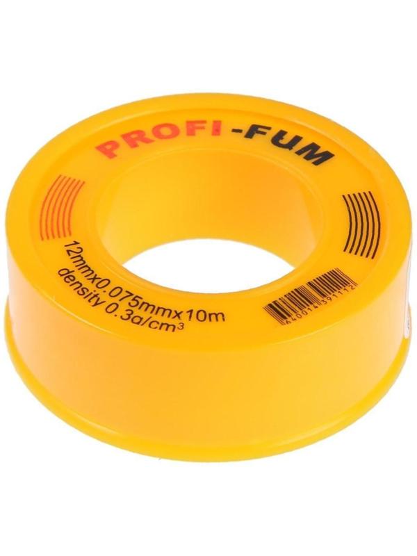 Лента ФУМ MasterProf, малая, 12 мм х 0,075 мм х 10 м