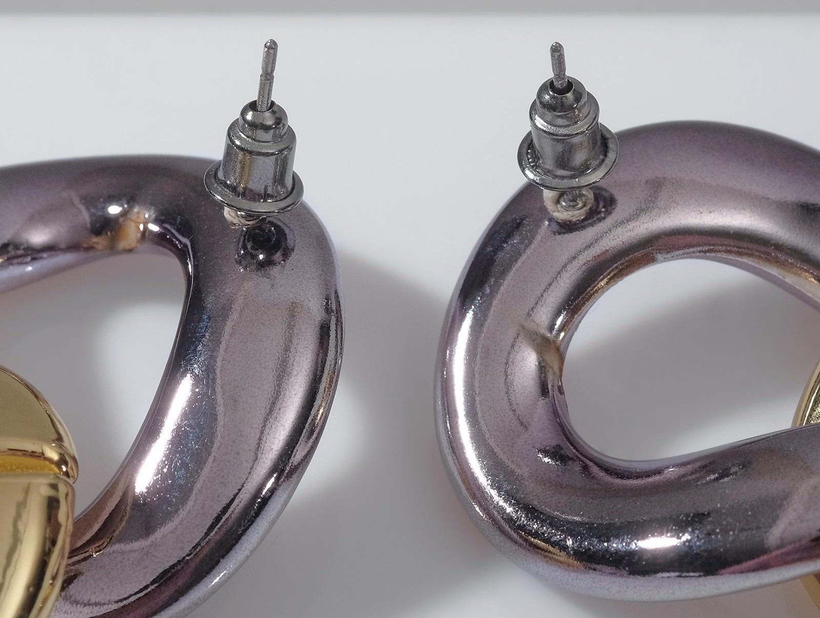 Серьги металл 