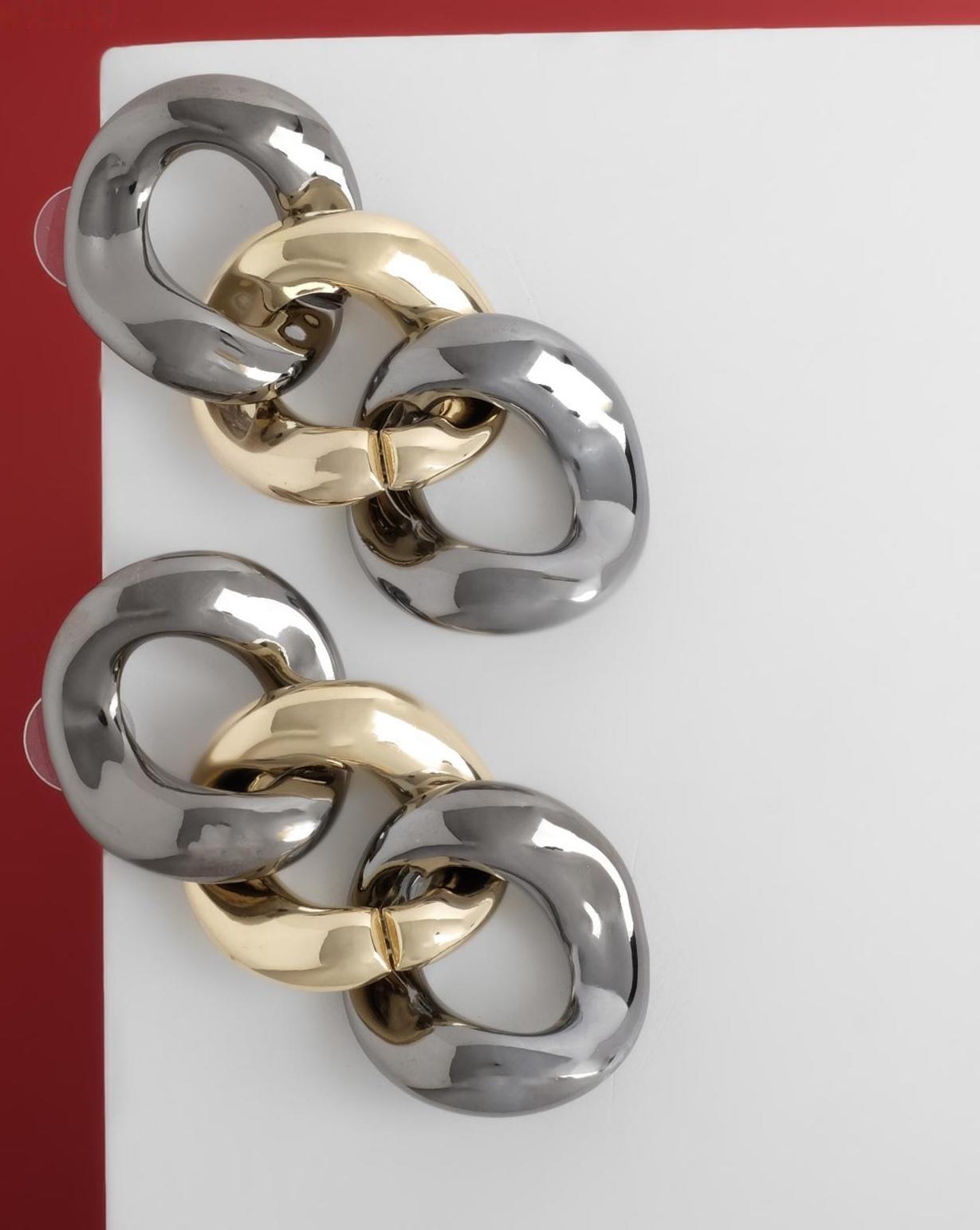 Серьги металл 