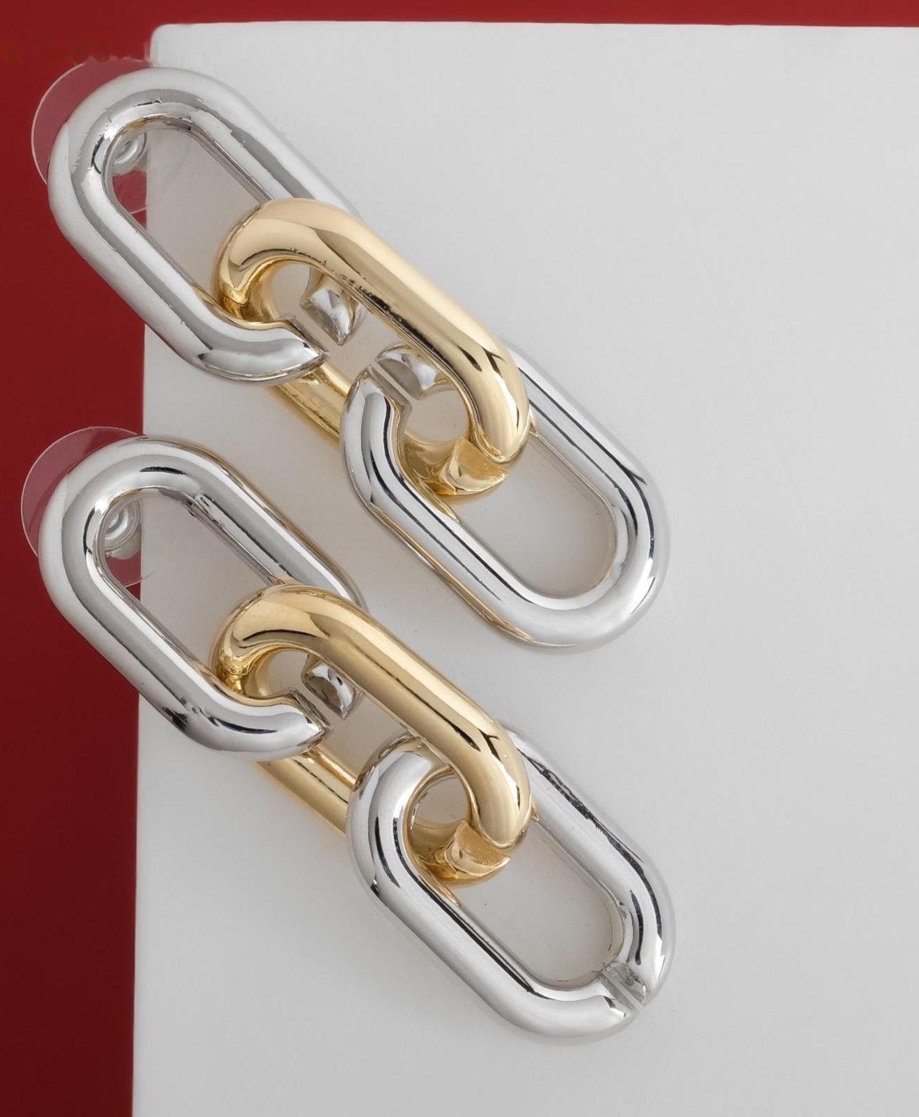 Серьги металл 