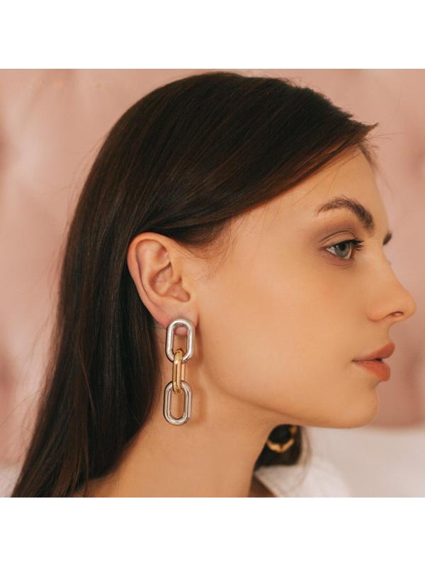 Серьги металл 