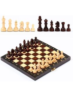 Шахматы ручной работы, 27 х 27 см, король h-6 см. пешка h-2.5 см