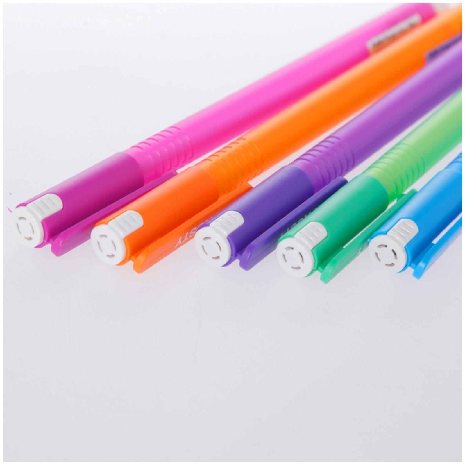 Ручка шариковая Cello Frosty, узел 0.7 мм, чернила синие, корпус микс