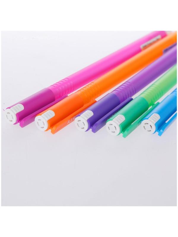 Ручка шариковая Cello Frosty, узел 0.7 мм, чернила синие, корпус микс