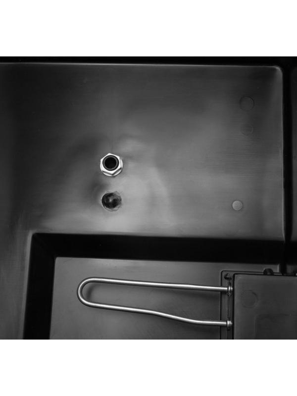 Бак для душа, 55 л, с ЭВН (20 - 60 ˚С), пластик, чёрный