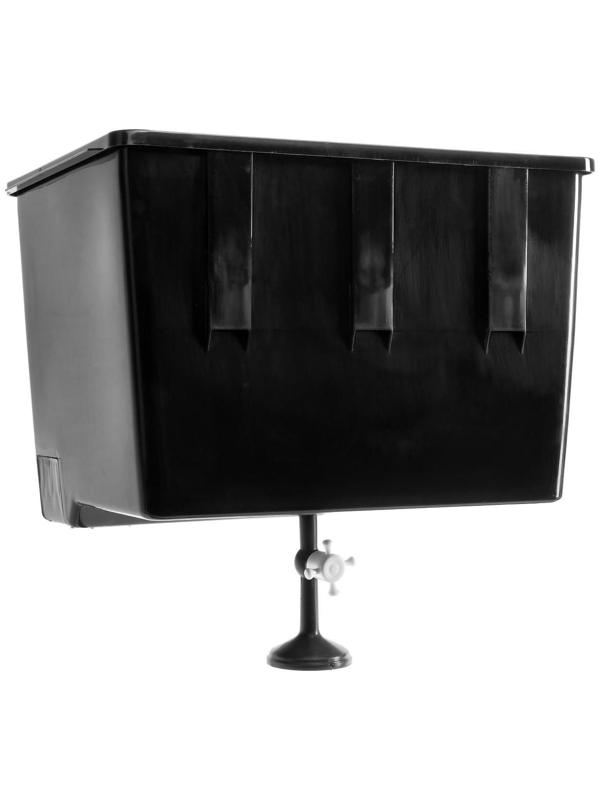 Бак для душа, 55 л, с ЭВН (20 - 60 ˚С), пластик, чёрный