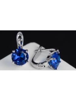 Серьги со стразами 