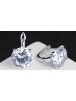 Серьги со стразами 