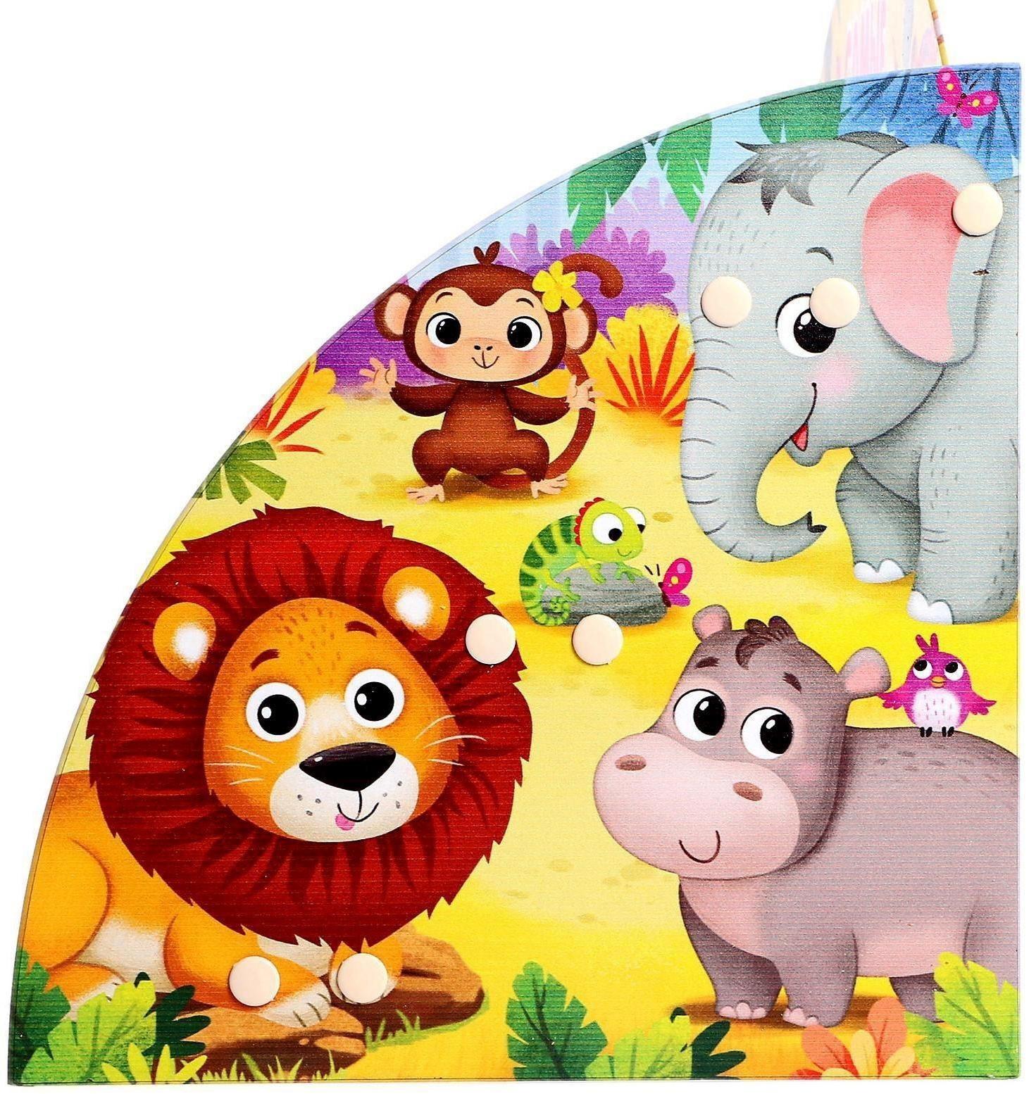 Стеллаж для поделок «Самые талантливые», 632 × 300 × 372 мм, цвет бело-жёлтый