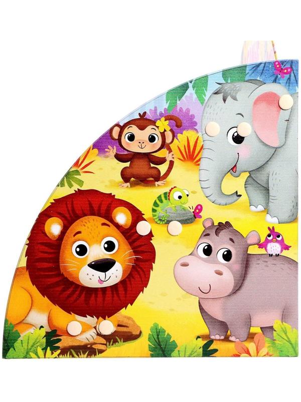 Стеллаж для поделок «Самые талантливые», 632 × 300 × 372 мм, цвет бело-жёлтый