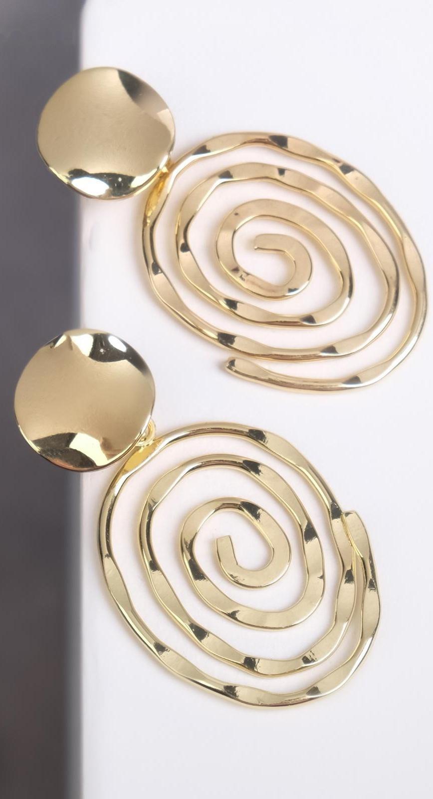 Серьги металл 