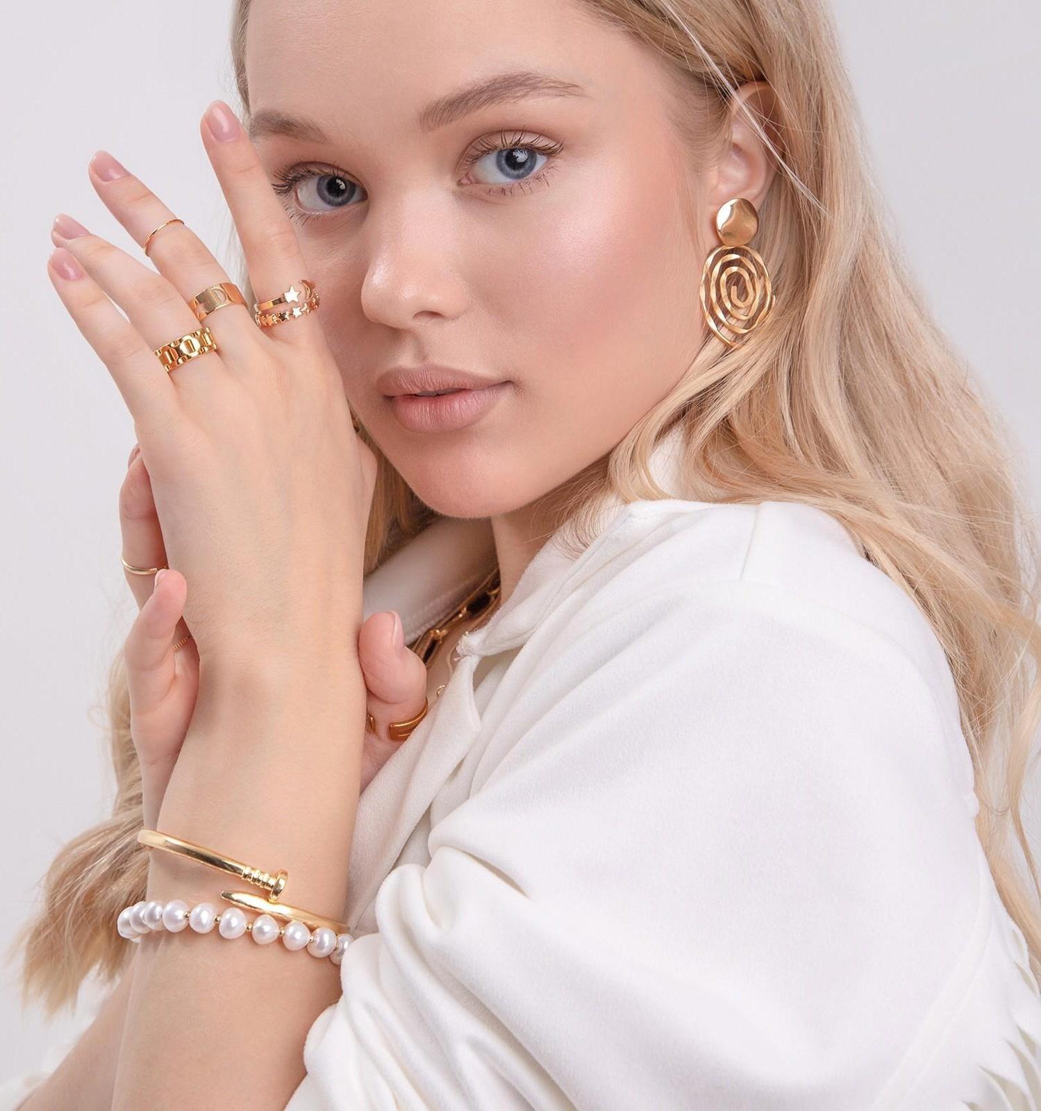 Серьги металл 