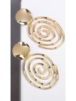 Серьги металл 