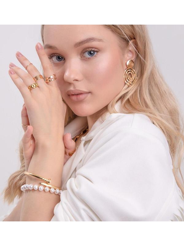 Серьги металл 