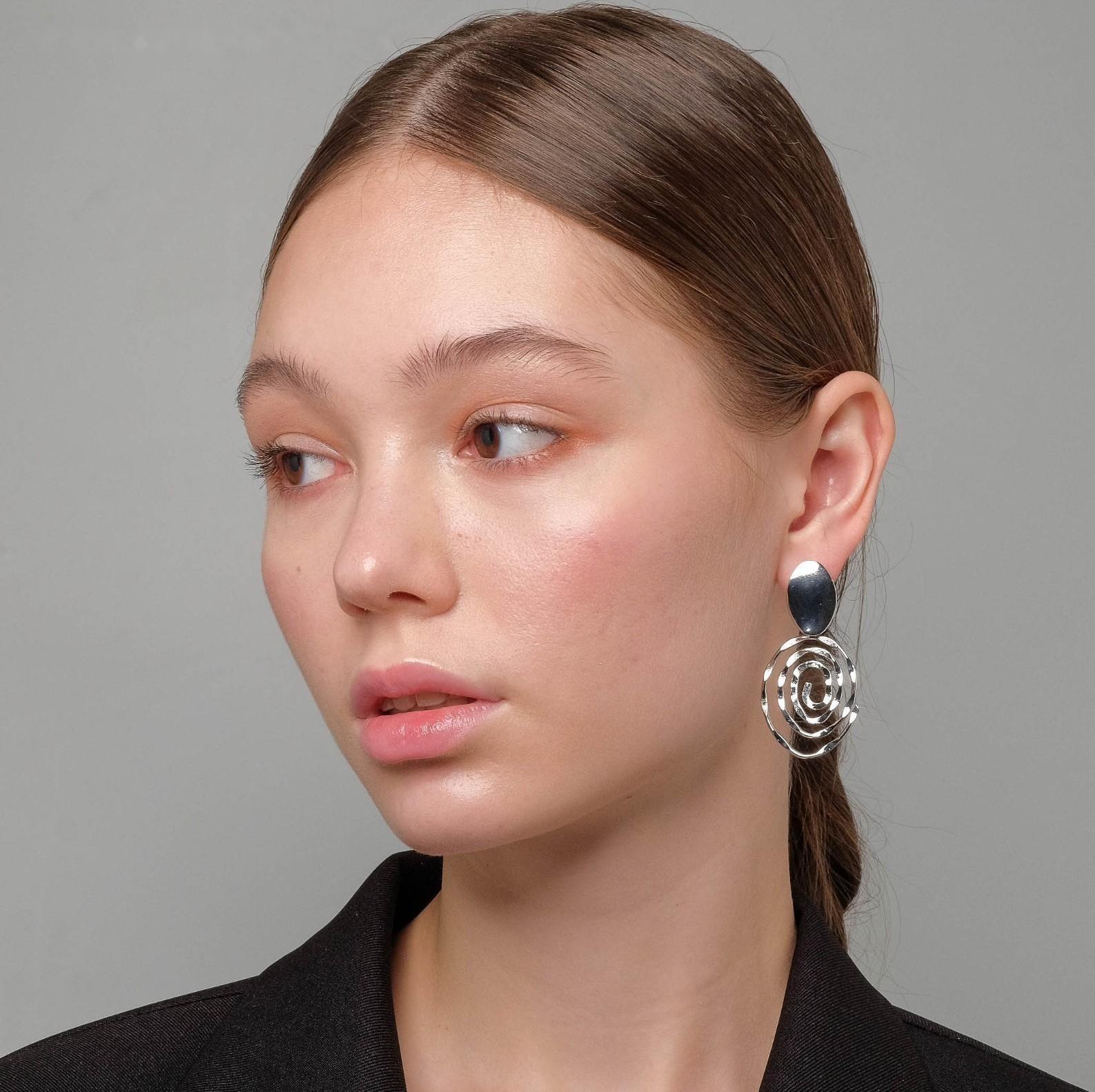 Серьги металл 