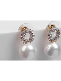 Серьги с жемчугом 