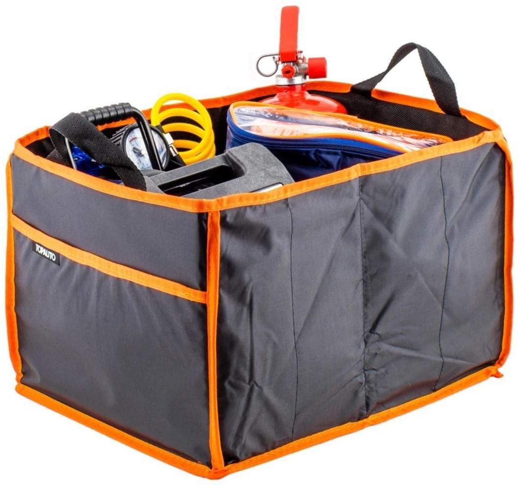 Сумка-органайзер в багажник складная, 2 отделения + карман, размер 38х31х25