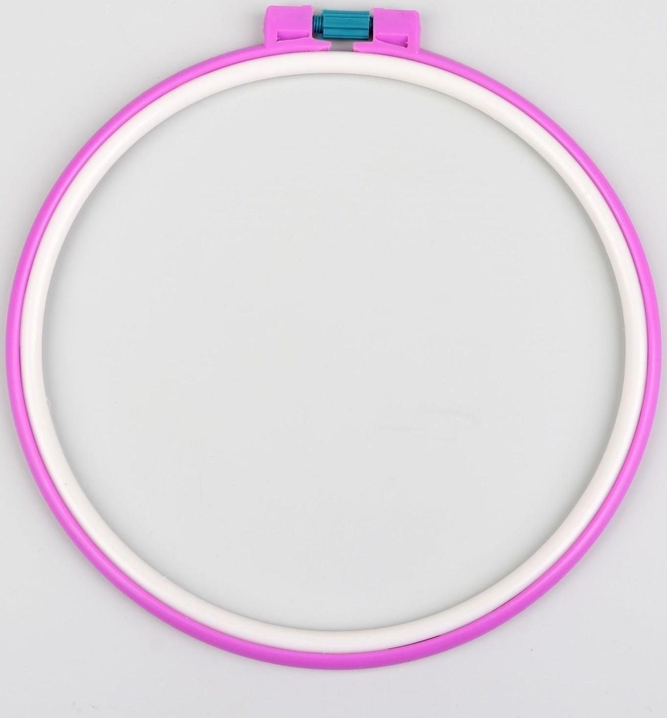 Пяльцы для вышивания, d = 21 см, цвет МИКС