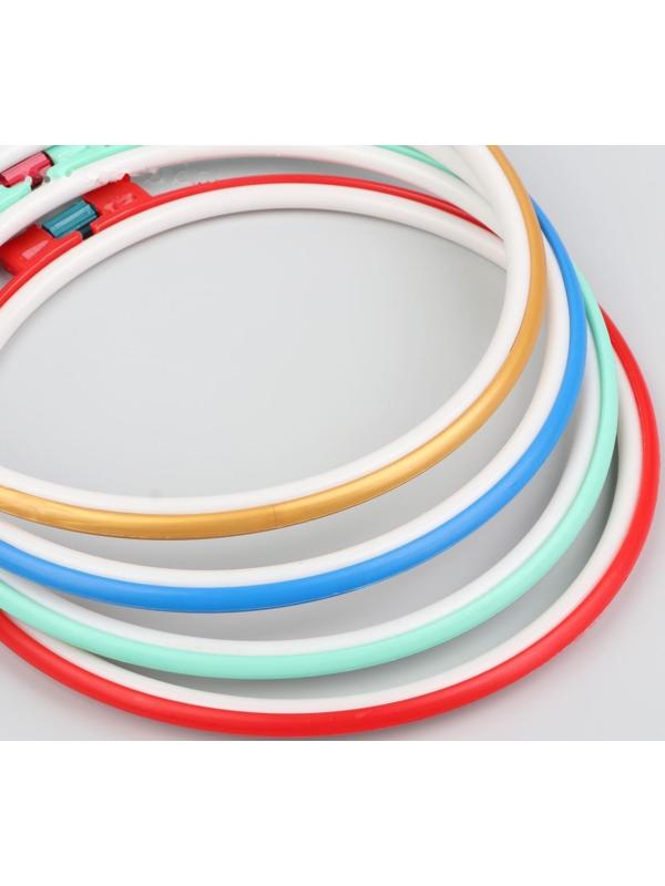 Пяльцы для вышивания, d = 21 см, цвет МИКС