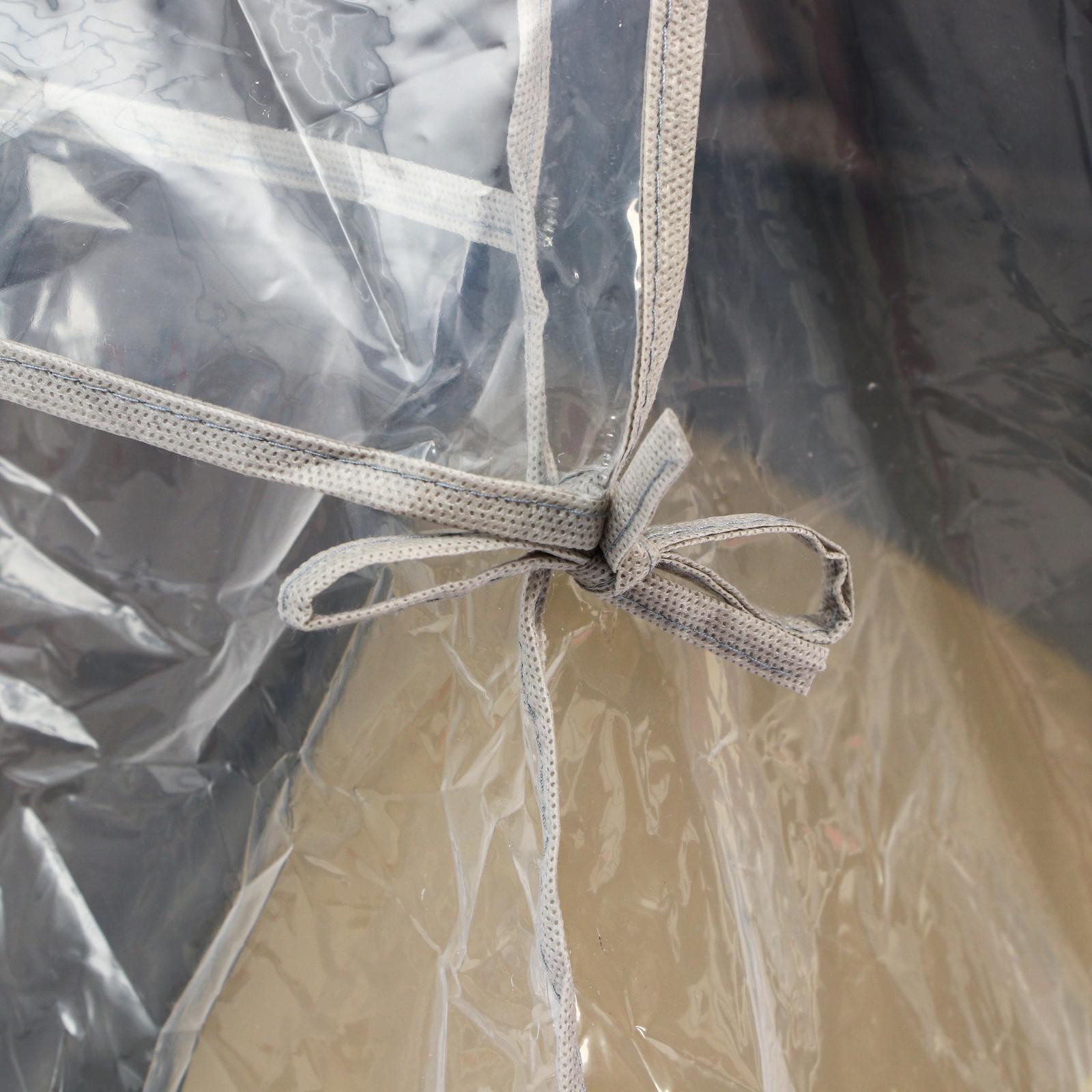 Дождевик на прогулочную коляску, ПВД кристалл, цвета МИКС