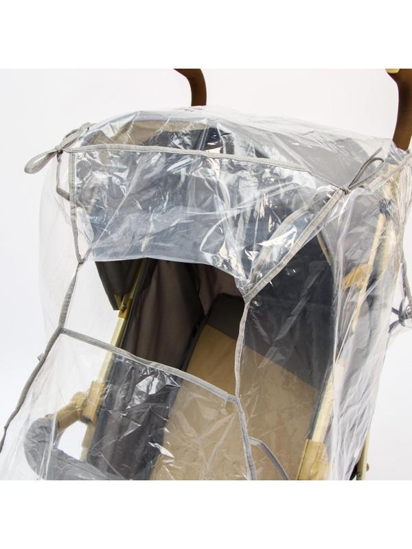 Дождевик на прогулочную коляску, ПВД кристалл, цвета МИКС