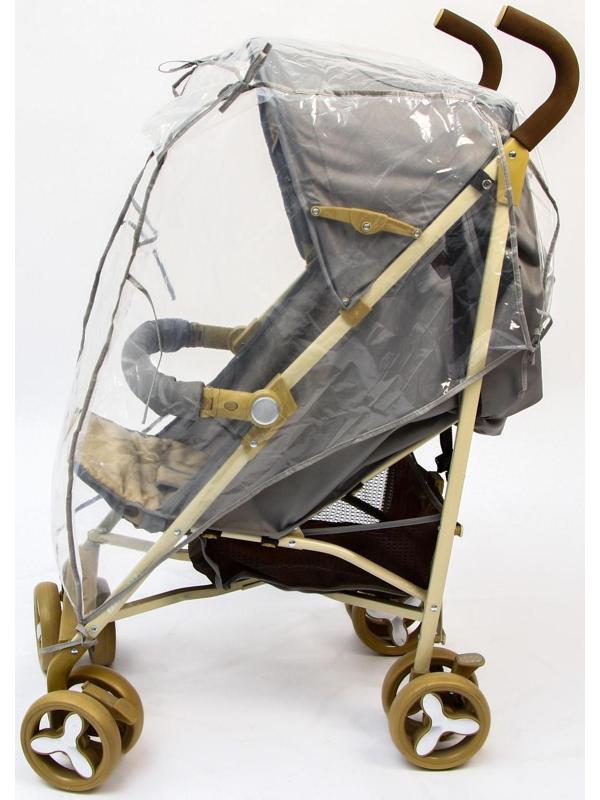 Дождевик на прогулочную коляску, ПВД кристалл, цвета МИКС