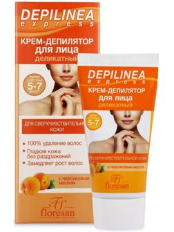 Крем-депилятор деликатный для лица Floresan Depilinea, 50 мл