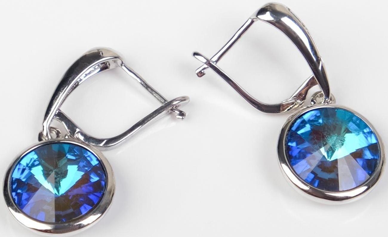 Серьги со стразами 