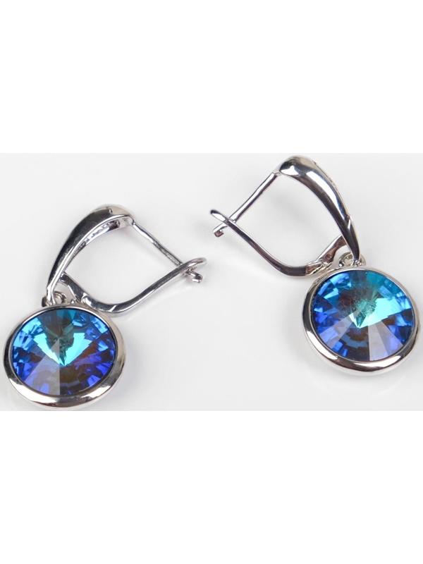 Серьги со стразами 