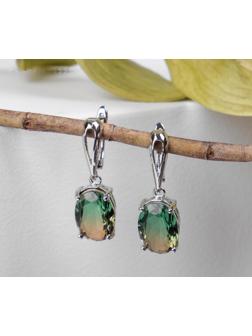 Серьги со стразами 