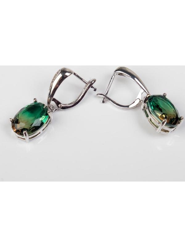 Серьги со стразами 