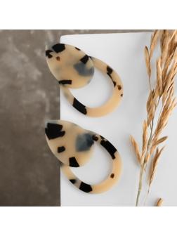 Серьги пластик 