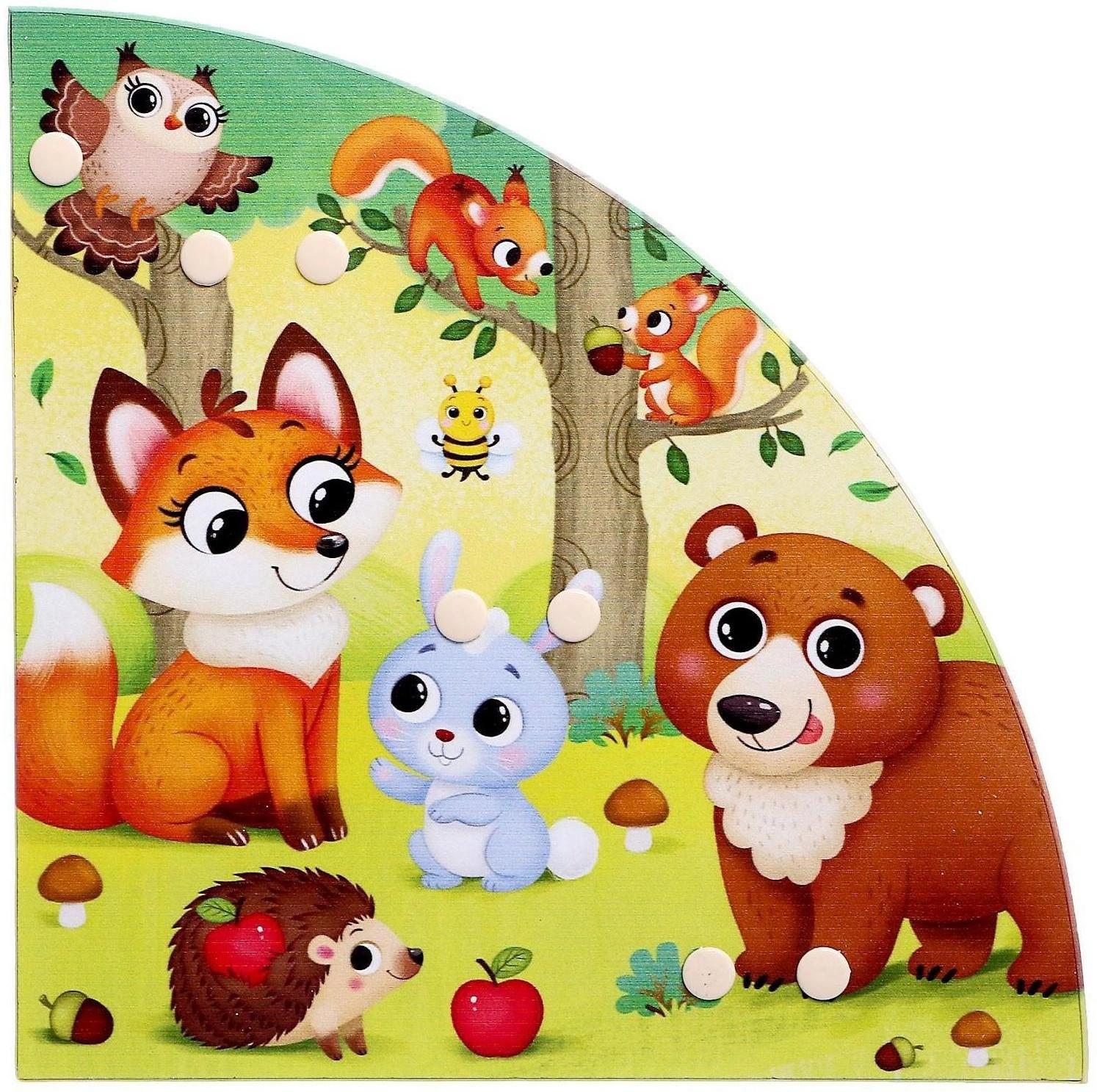 Стеллаж для поделок «Наше творчество», 632 × 300 × 372 мм, цвет бело-салатовый