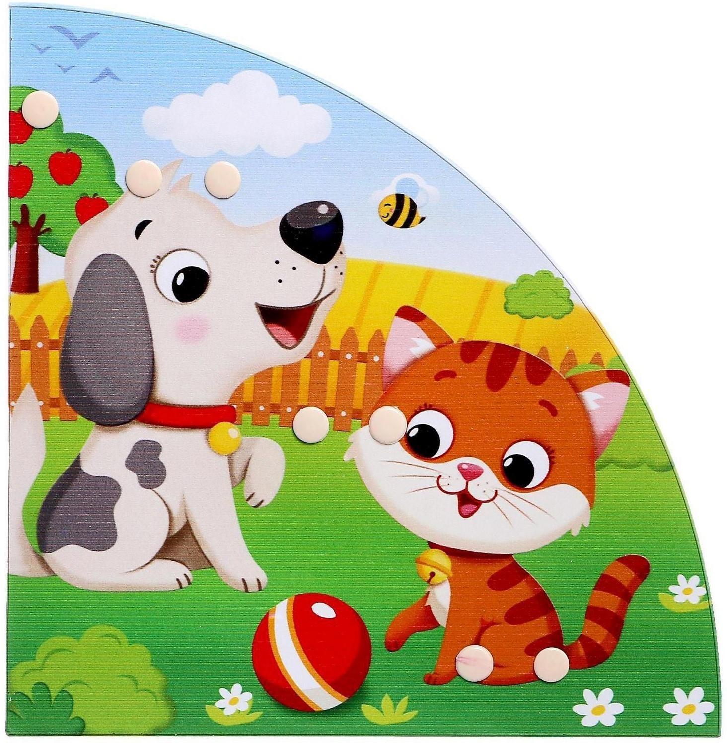 Детский стеллаж «Наши поделки», цвет бело-оранжевый