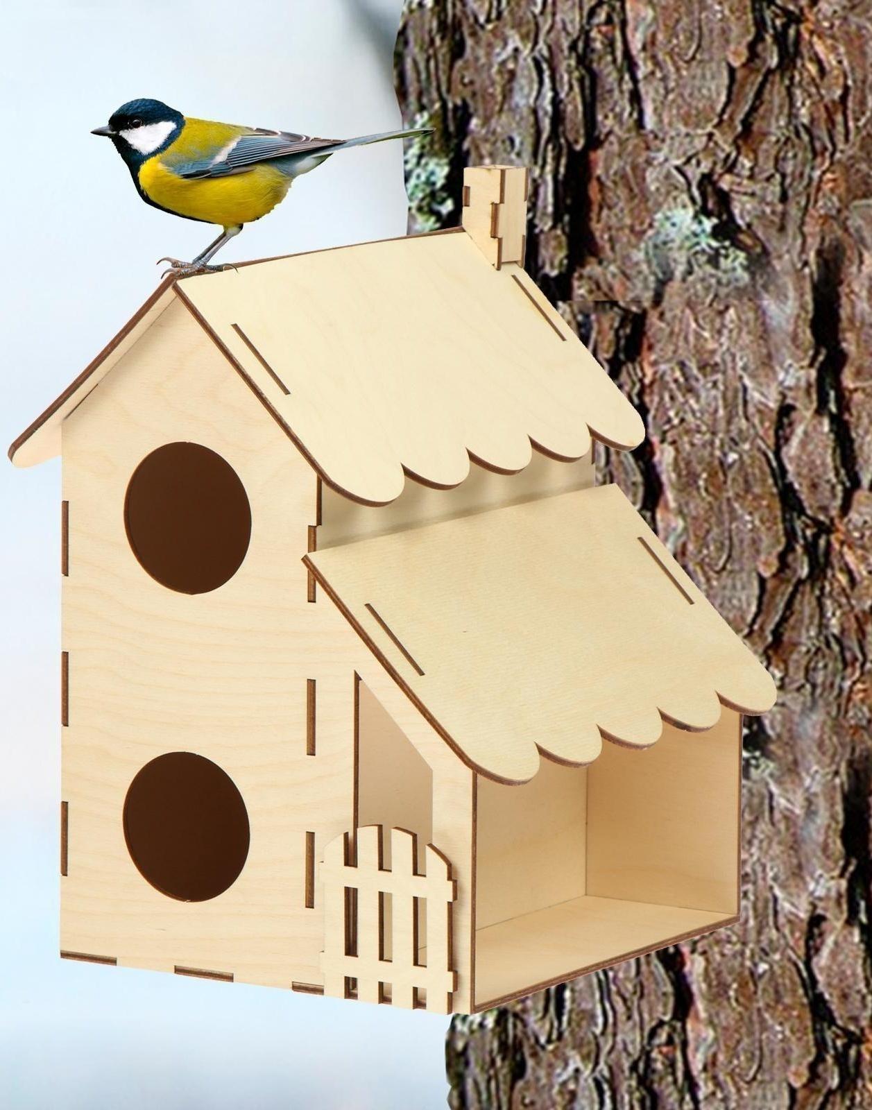 Скворечник «Домик для гостей», 20 × 16 × 23 см