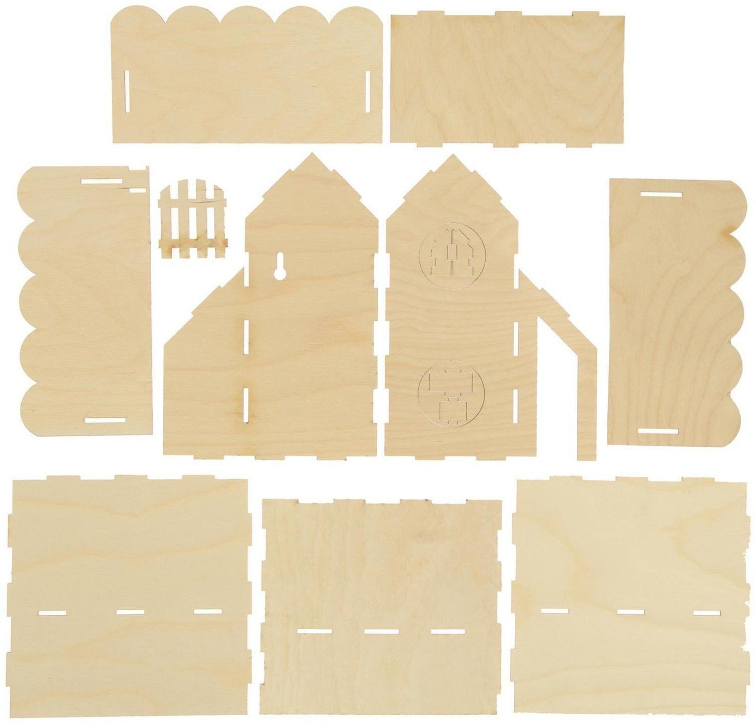 Скворечник «Домик для гостей», 20 × 16 × 23 см