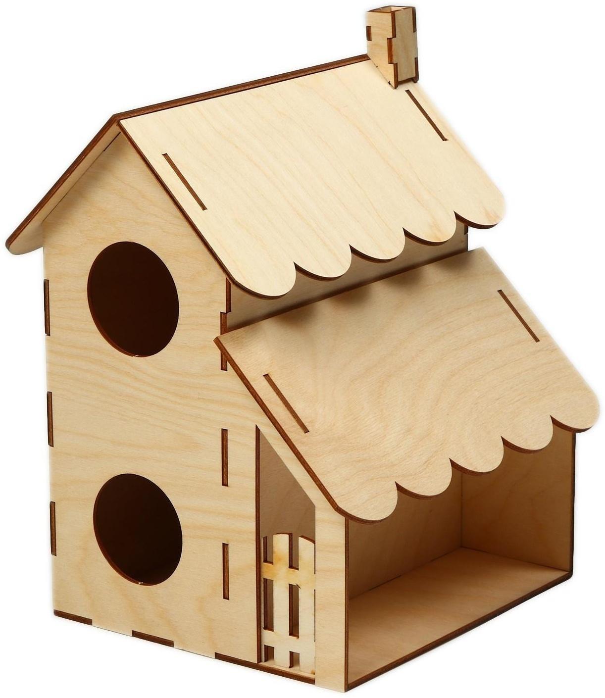 Скворечник «Домик для гостей», 20 × 16 × 23 см