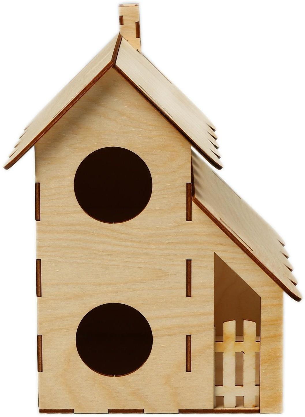 Скворечник «Домик для гостей», 20 × 16 × 23 см