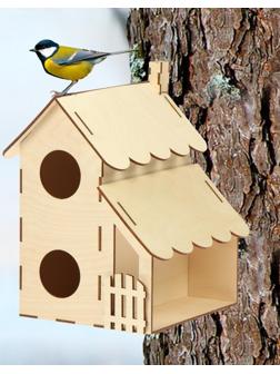 Скворечник «Домик для гостей», 20 × 16 × 23 см