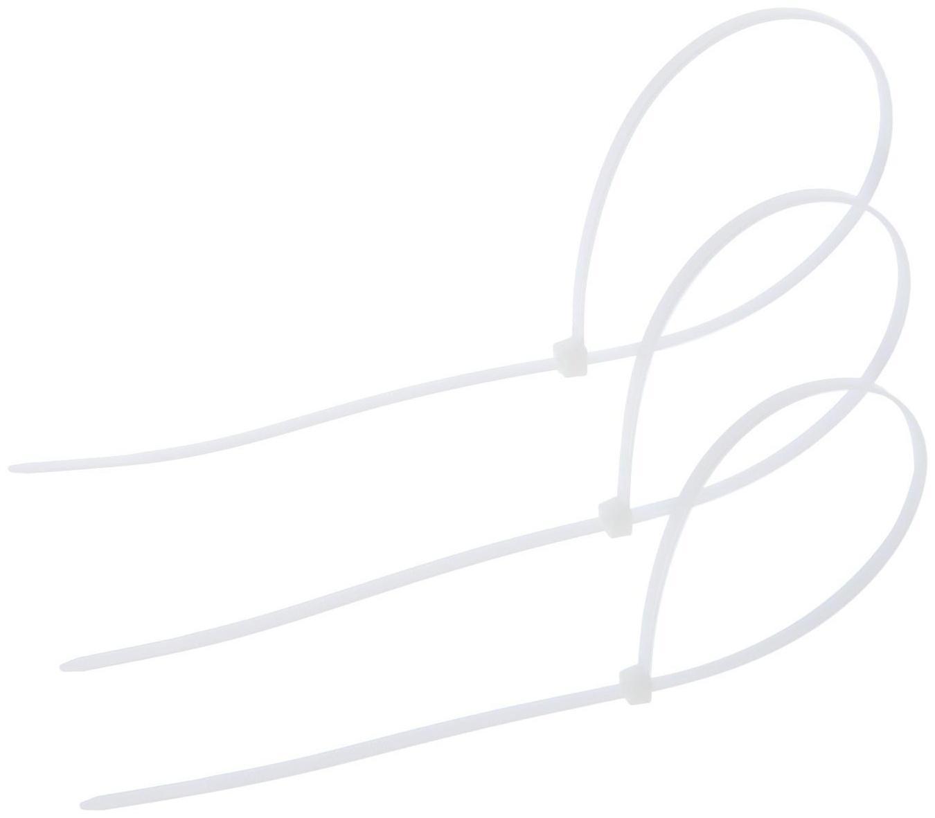 Хомут нейлоновый 4,8х370 мм, белый