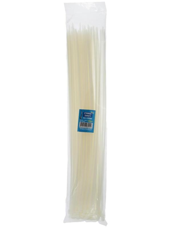 Хомут нейлоновый 4,8х500 мм, белый , набор 100 шт