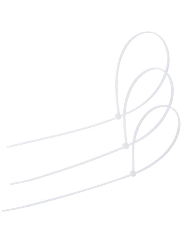 Хомут нейлоновый 4,8х500 мм, белый , набор 100 шт