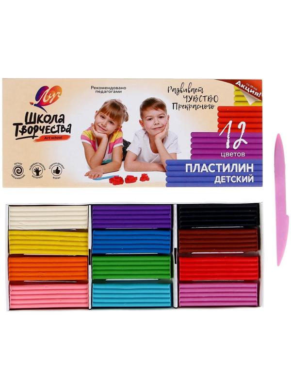 Пластилин 12 цветов 240 г 