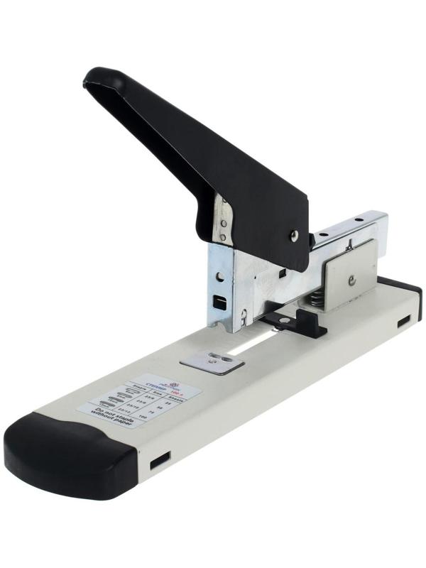 Степлер мощный 100 листов, Attomex, скобы 23/6-23/13, серый