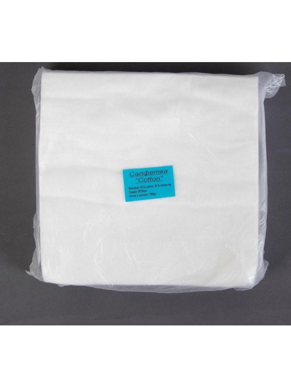 Салфетки косметические, плотность 40г/м2, 20 × 20 см, 100 шт