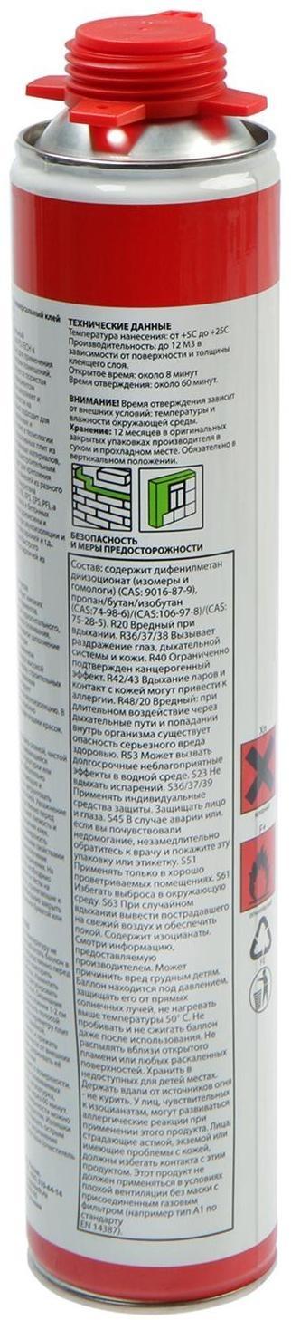 Клей-пена Putech, полиуретановый, универсальный, 1000 мл