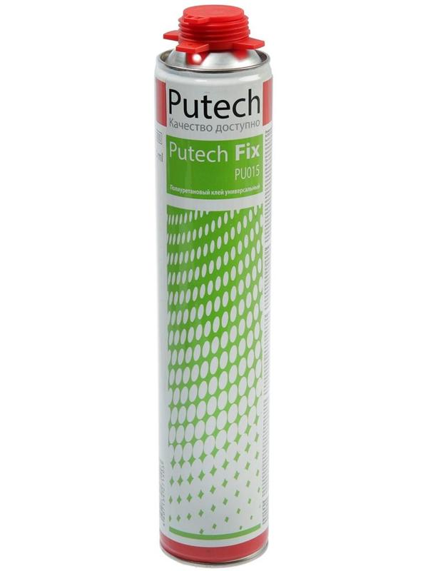 Клей-пена Putech, полиуретановый, универсальный, 1000 мл