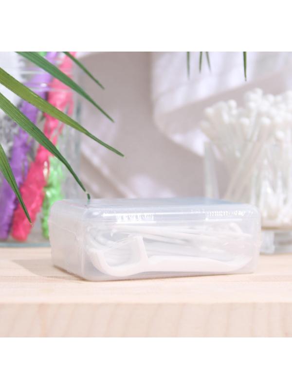 Зубная нить Silcamed dental proff system в пластиковом держателе