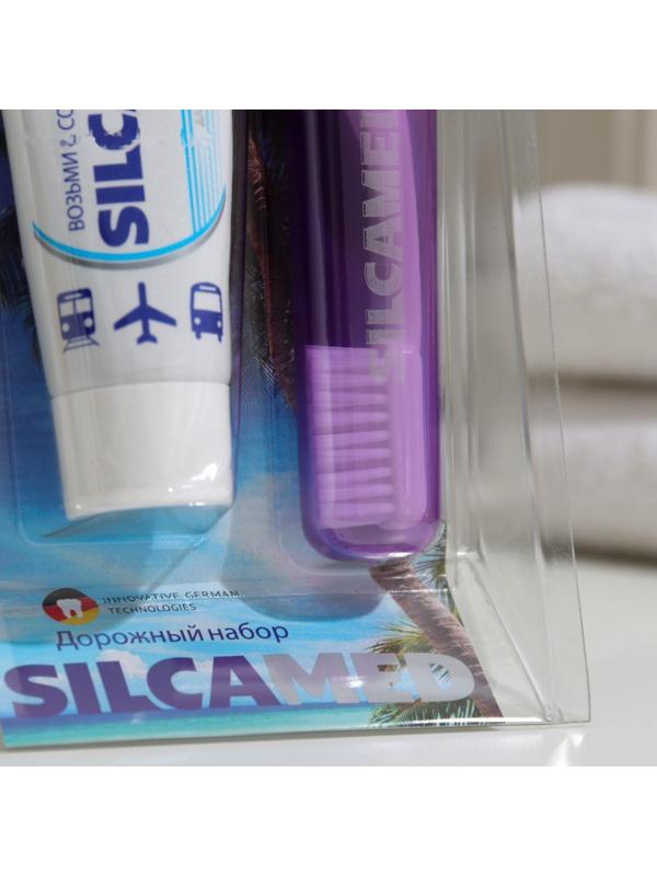Набор дорожный: зубная паста Silcamed family, 30 г + зубная щётка Silcamed